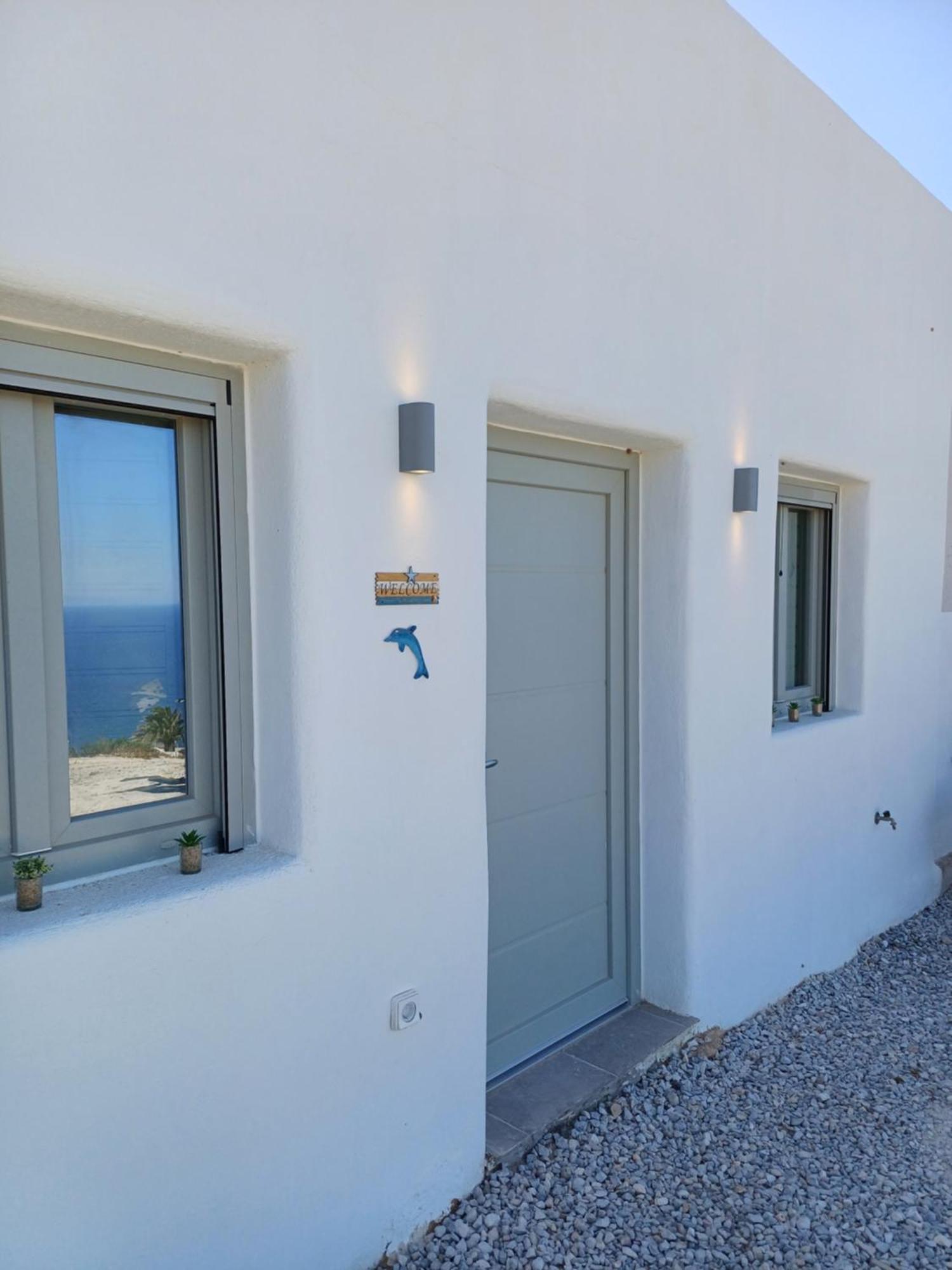'Nektarios' Cycladic House With Sunrise And Sea View!! Apartment Иа Екстериор снимка